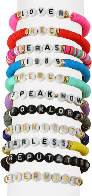 11 Pcs Friendship Bracelets for Women  Colorful Beaded Bracelet Set Trendy, Durable