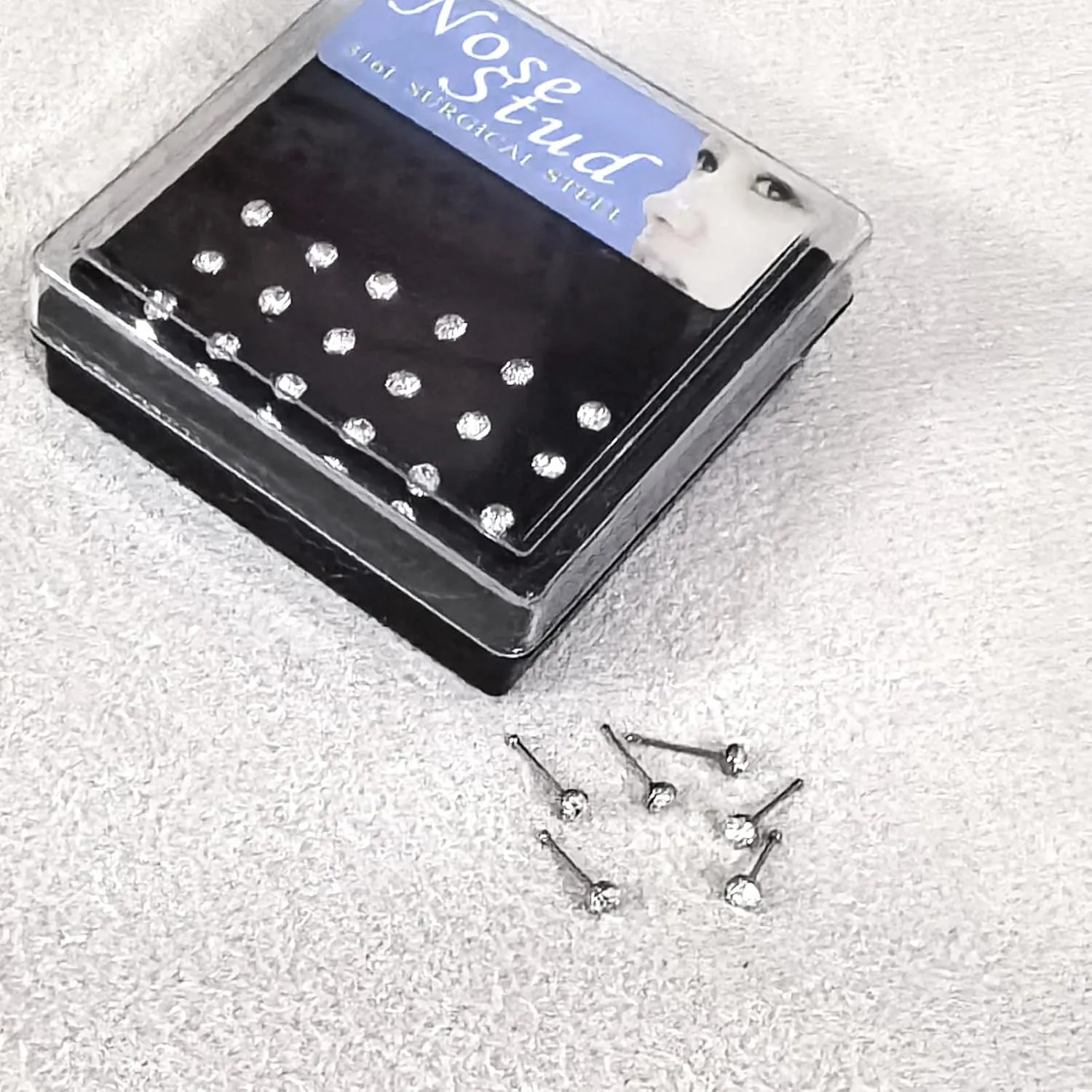 24-60pcs Nose Rings, Nose Studs, 18G-23G (1.5mm 1.8mm 2mm 2.5mm 3.0mm)