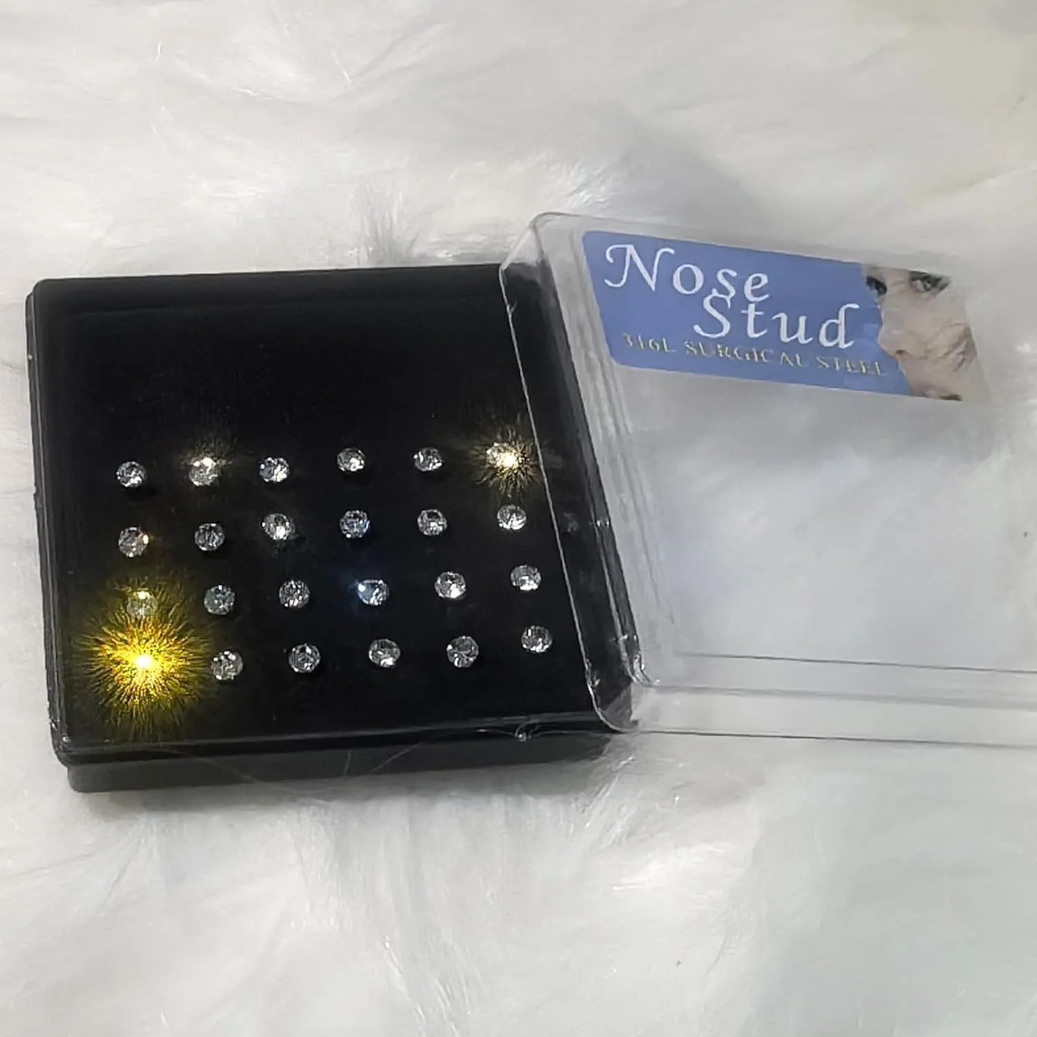 24-60pcs Nose Rings, Nose Studs, 18G-23G (1.5mm 1.8mm 2mm 2.5mm 3.0mm)
