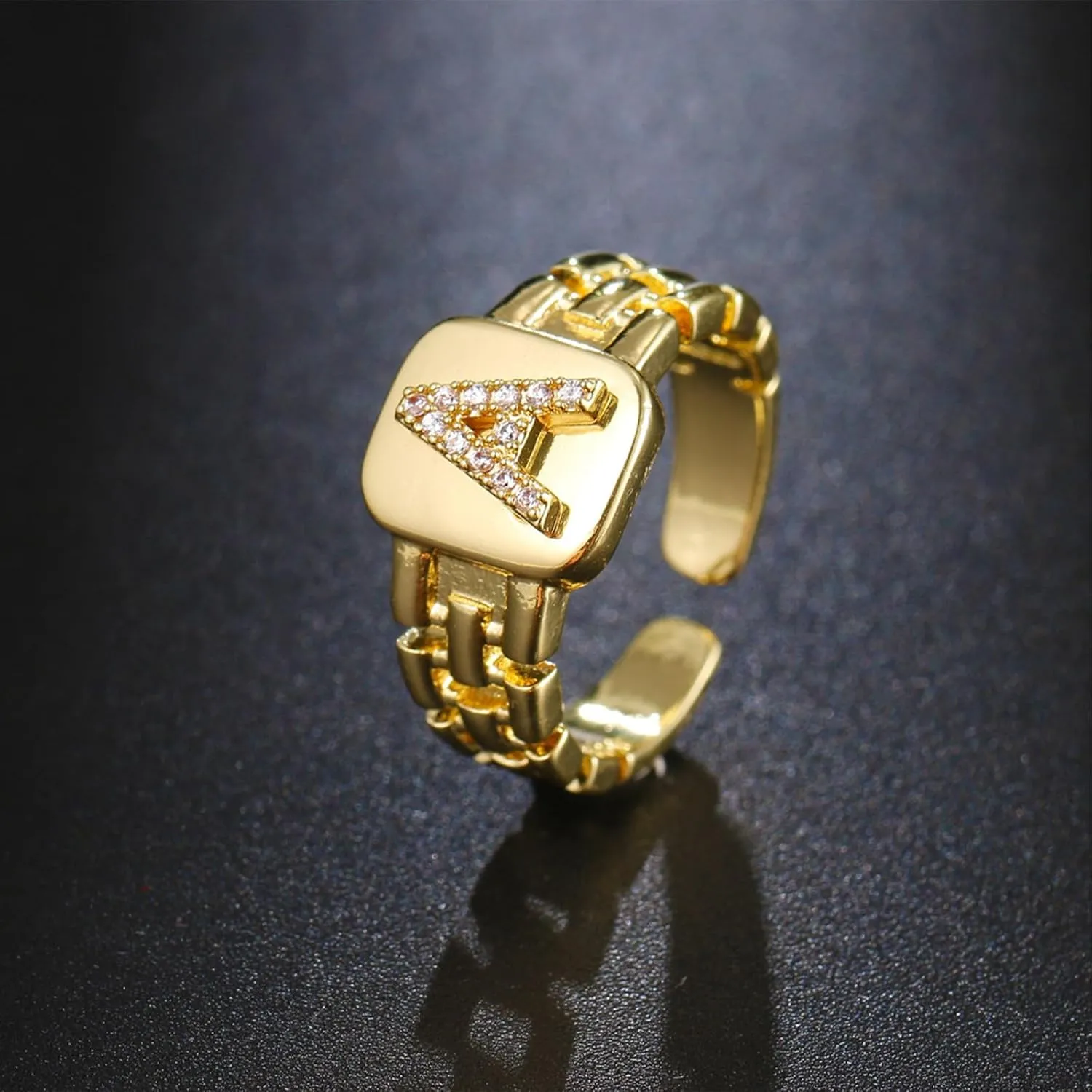 Adjustable Rings for Women Vintage Statement Geometric Rings Creative Personalized Fine Rings Prom Jewelry