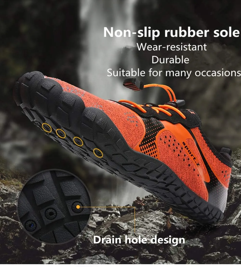 Asifn Unisex Barefoot Outdoor Hiking Water Shoes Fitness Mountaineering Yoga Beach Sport Running Shoes Gym Surfing Swimming Quick-Dry Shoes
