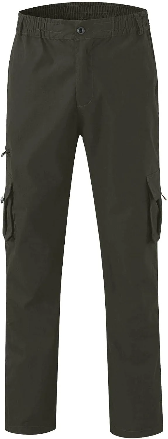 Baggy Cargo Pants Men - Tactical Pants for Men Relaxed Fit Cargo Work Pants with Pockets Outdoor Hiking Pants Trousers