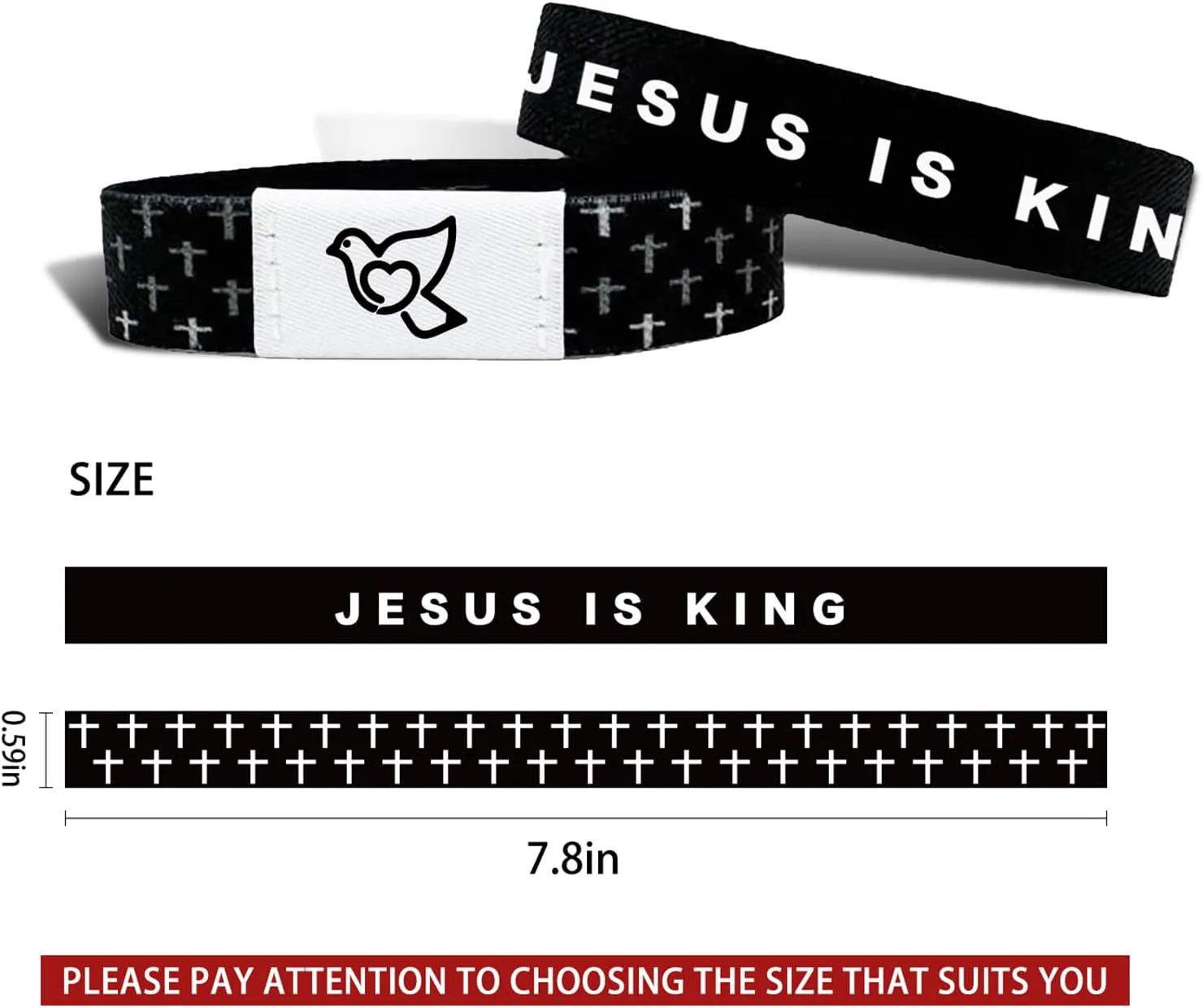 Bible Verse Bracelets for Men with NFC Scan - Daily Bible Bracelet Touch Chip for Scripture Access, Bible Accessories Christian Gifts