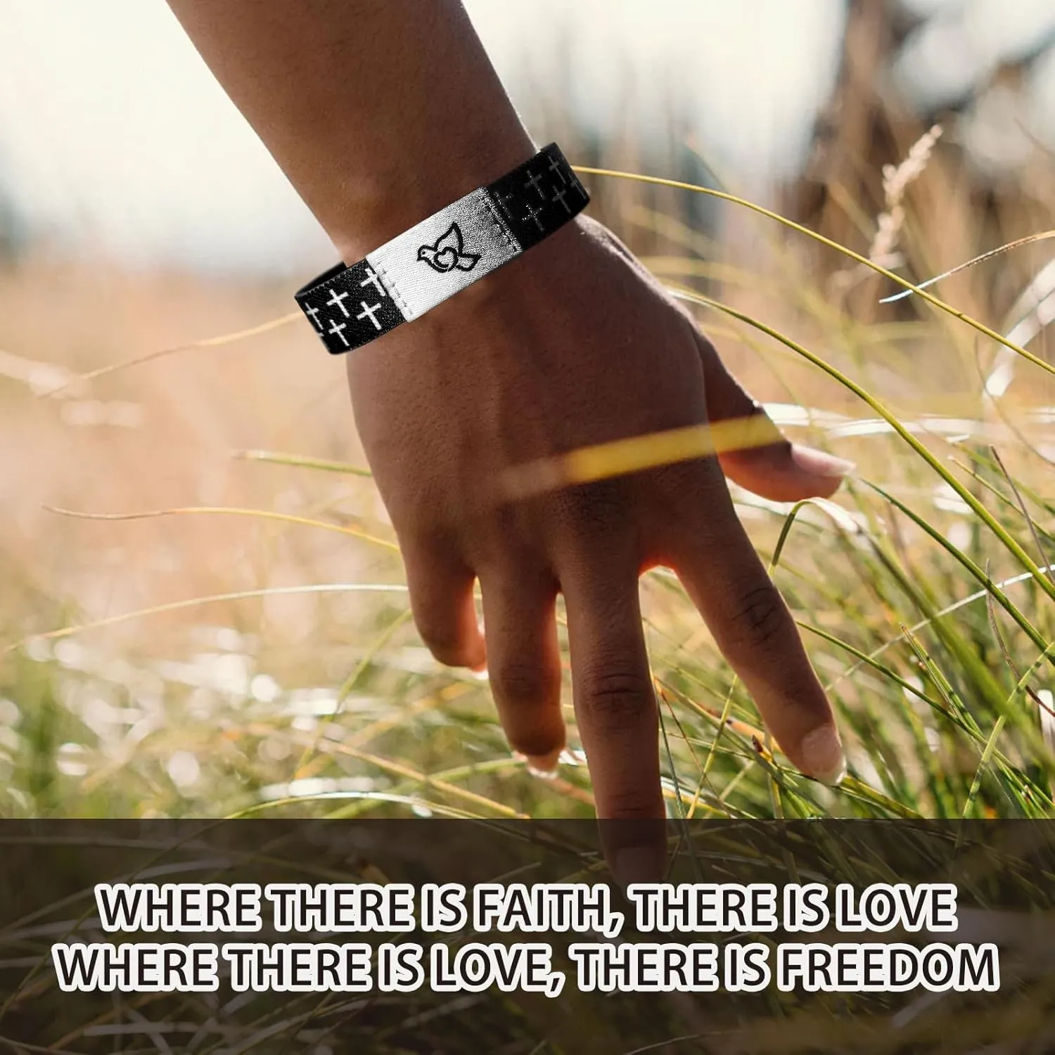 Bible Verse Bracelets With NFC Music - Daily Scripture Bracelets for Men