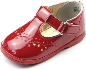 Birdie Leather T-Strap Stitched Mary Jane | Baby Shoes
