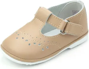 Birdie Leather T-Strap Stitched Mary Jane | Baby Shoes