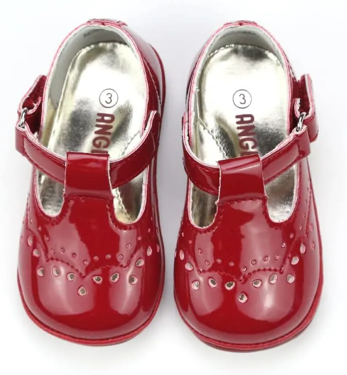Birdie Leather T-Strap Stitched Mary Jane | Baby Shoes