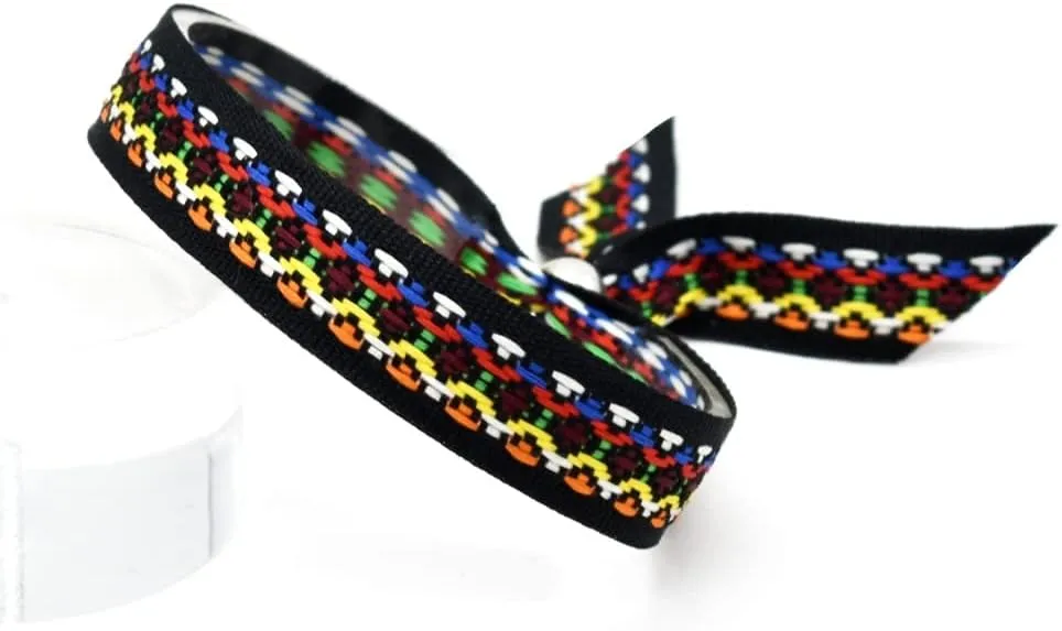 Boho Fabric Bracelets - Adjustable, Waterproof Friendship Bracelets for Women & Men