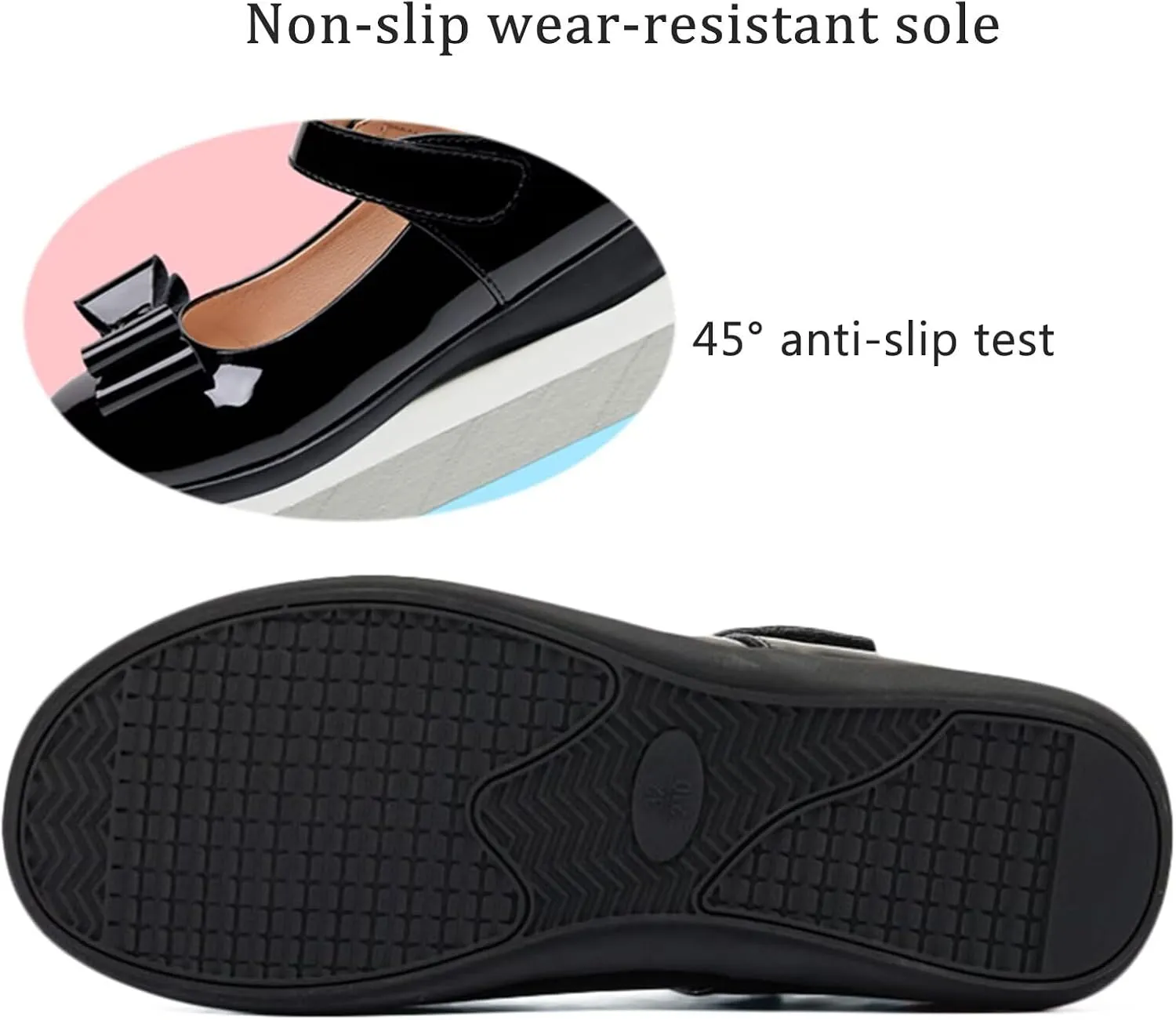 Boys Girls Dress Shoes Kids Uniform Formal Classic Oxfords for Toddler Little/Big Kid