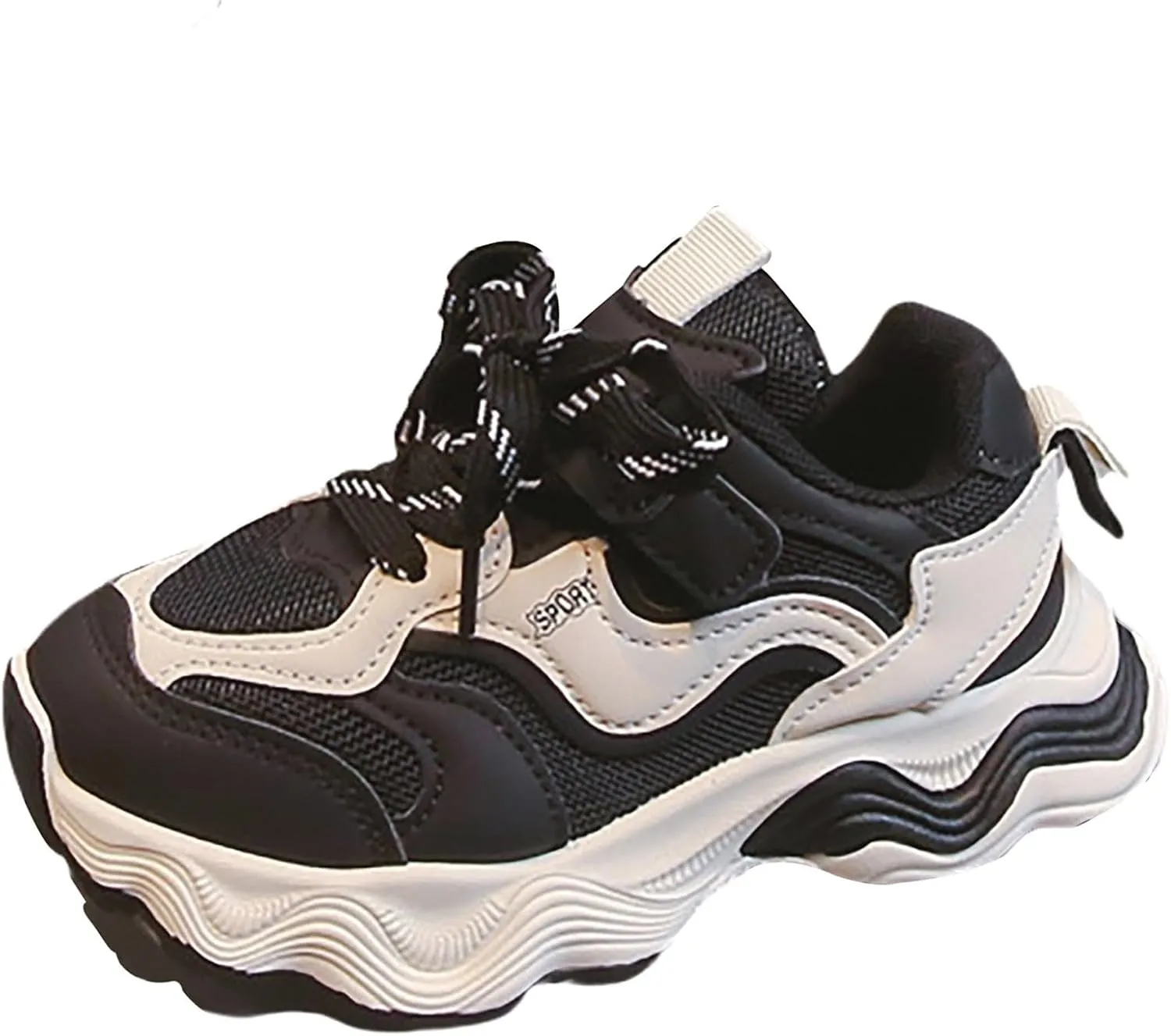 Boys Girls Tennis Shoes Kids Lightweight Breathable Sneakers Lace-up Running Athletic Shoes for Tennis Shoes Girl