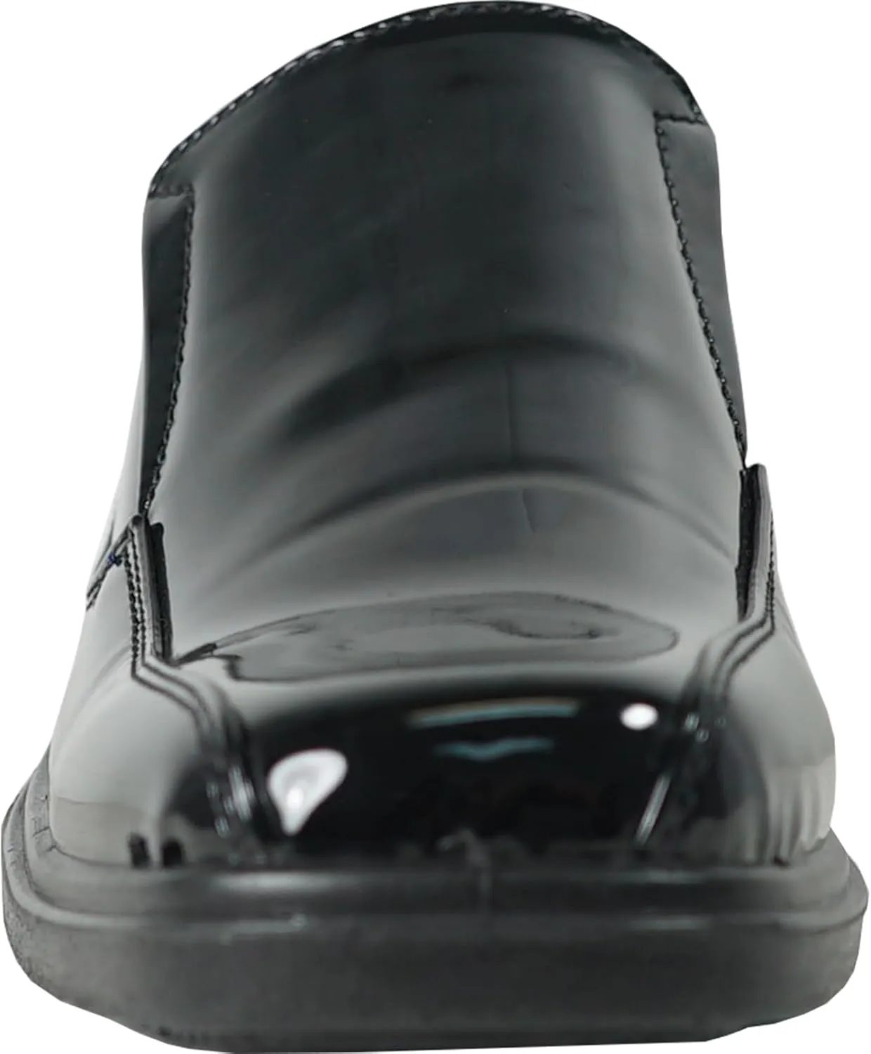 bravo! Boy Classic Slip-on Loafer and Lace-up Oxford William Kid Dress Shoe School Uniform with Removable Insole and Square Toe Black Brown Black Patent
