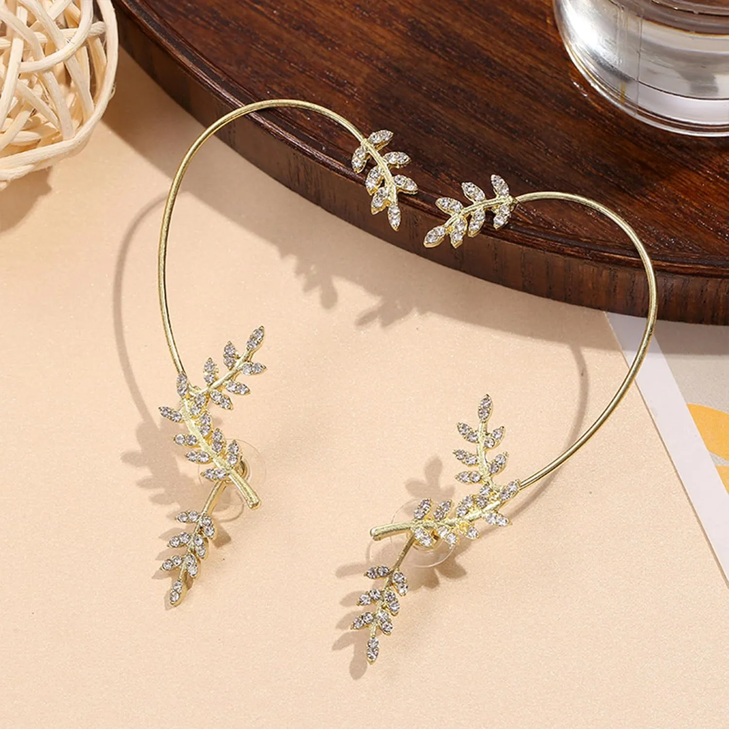 Butterfly Ear Cuff Earrings for Women Gold Ear Cuffs Non Piercing Silver Zircon Butterfly Clip on Earrings Fairy Costume for Woman Butterfly Gifts for Women