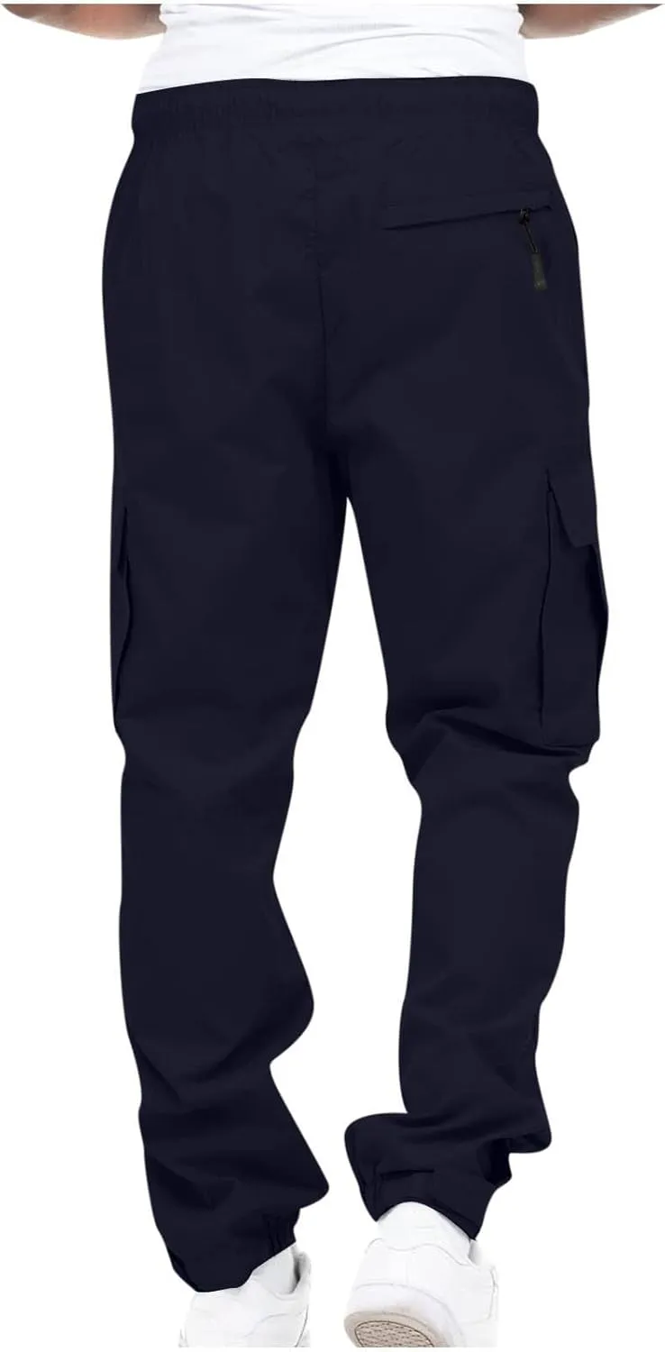 Cargo Pants for Men Big and Tall Heavyweight Fleece Sweat Pants Mens Baggy Pants Joggers with Pockets Mens Sweatpants