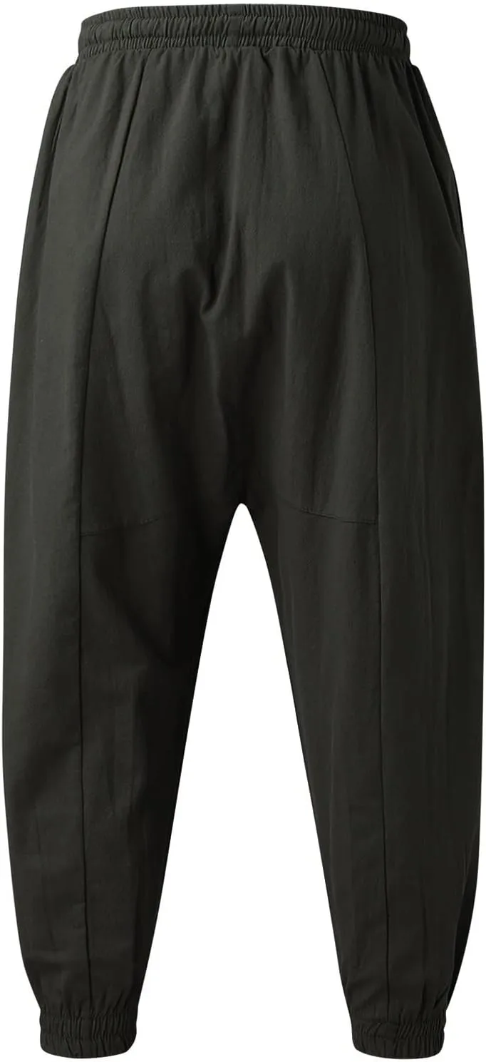 Cargo Pants for Men Big and Tall, Training Joggers Sweatpants Lightweight Gym Yoga Trousers Men's Slim Fit Jogger Gym
