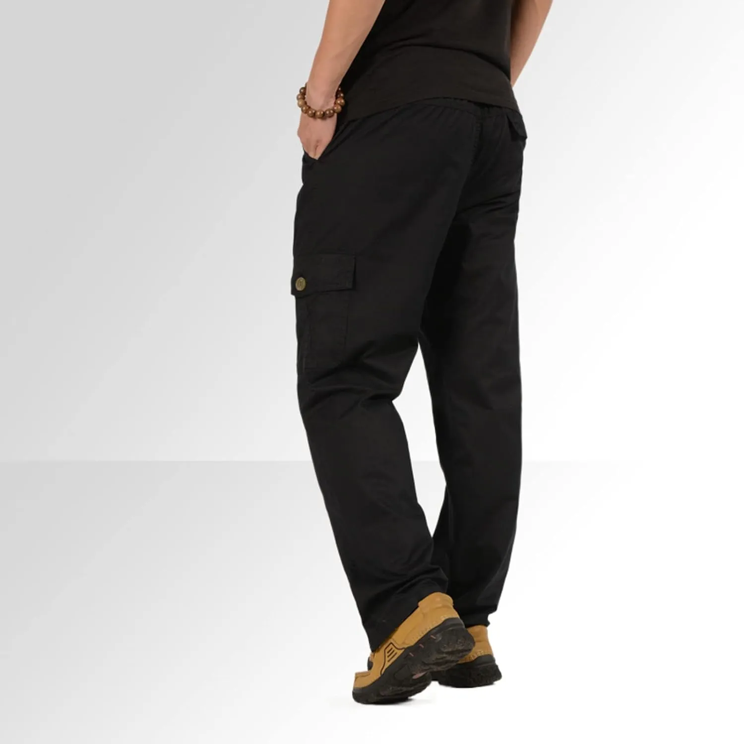 Cargo Trousers for Men with Pockets Men's Basic Active Fleece Jogger Pants Regular and Big & Tall Sizes for Workout