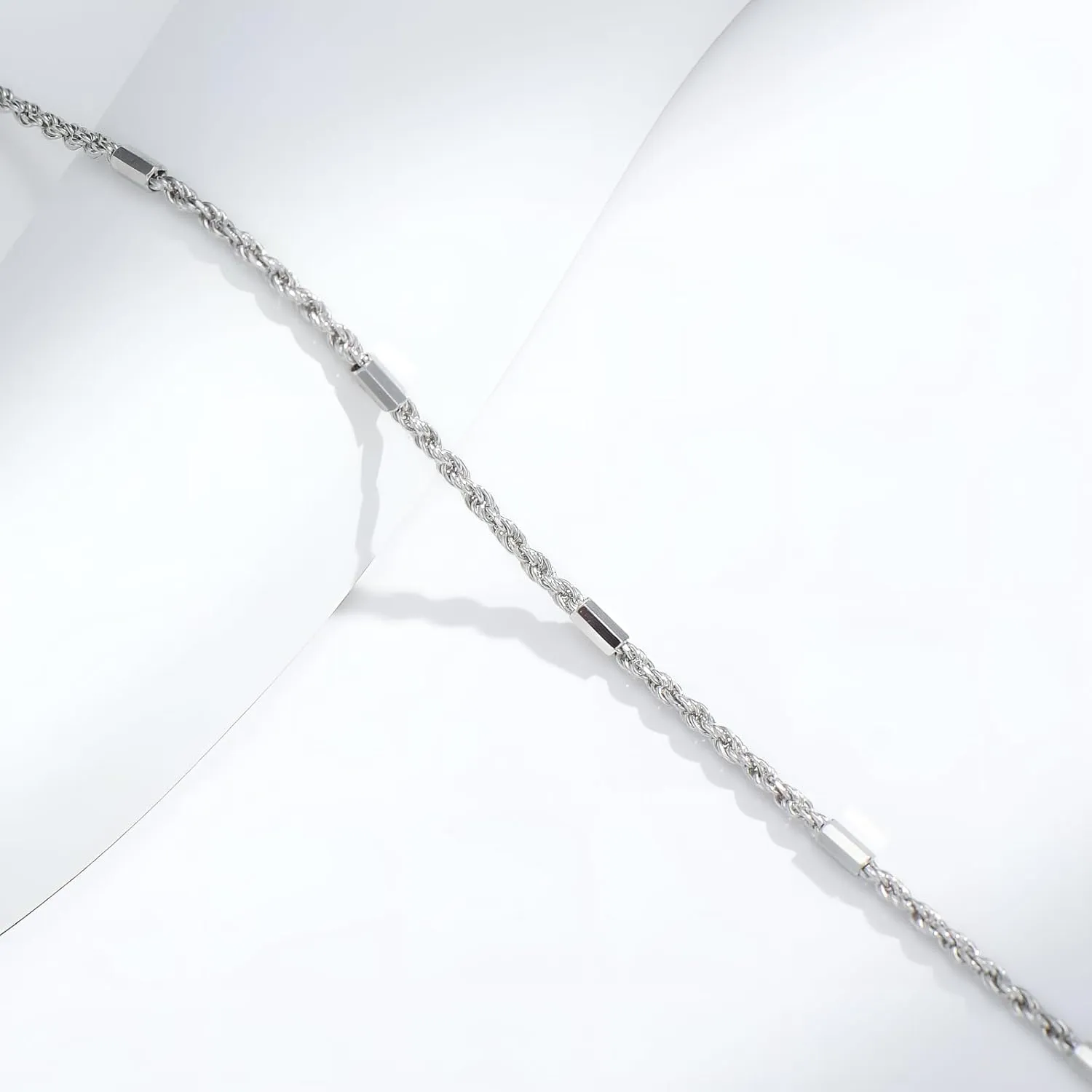 CHIC & ARTSY 925 Sterling Silver Anklet Bracelets for Women - Dainty Minimalist Beach Anklets, Vacation Foot Jewellery