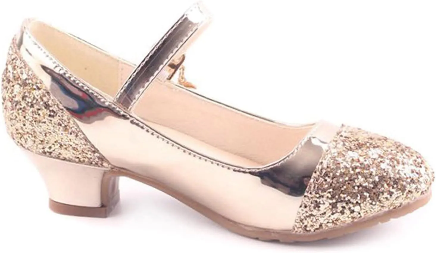 Children Beauty Pageant Shoes High Heels Princess Single Dress Shoes Performance Toddler Girls Indoor Shoes