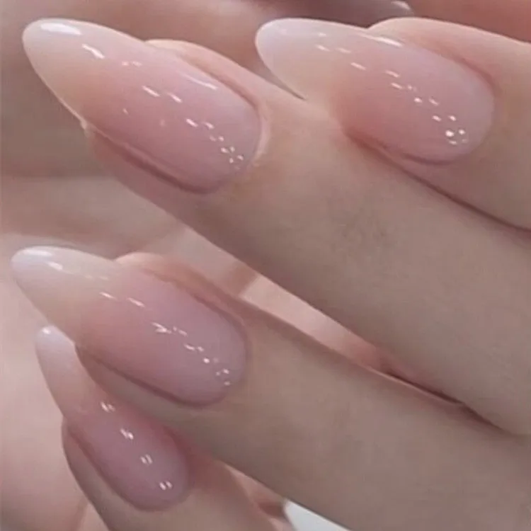 Clear Neutral Tone Press On Nails