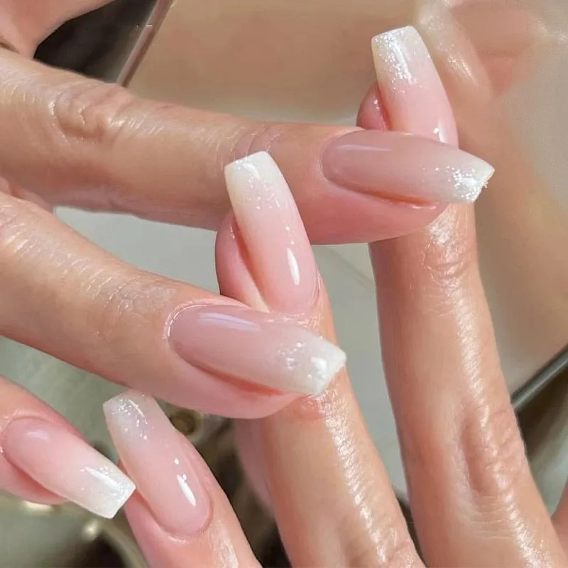 Clear Neutral Tone Press On Nails