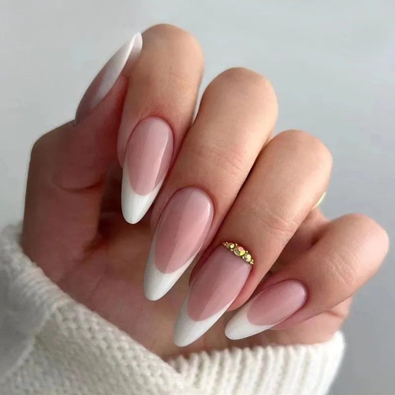 Clear Neutral Tone Press On Nails