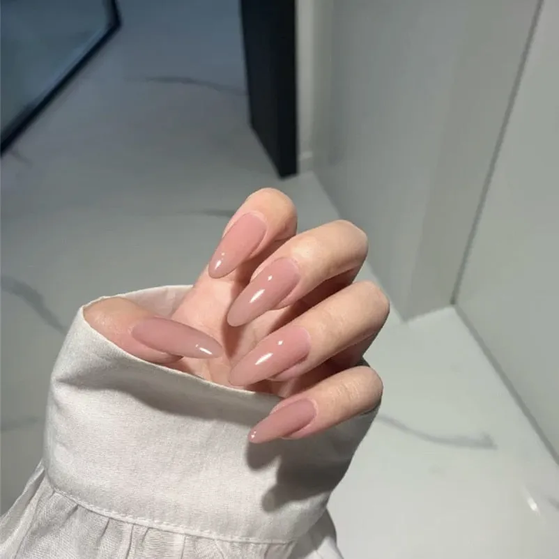 Clear Neutral Tone Press On Nails