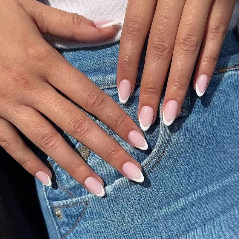 Clear Neutral Tone Press On Nails