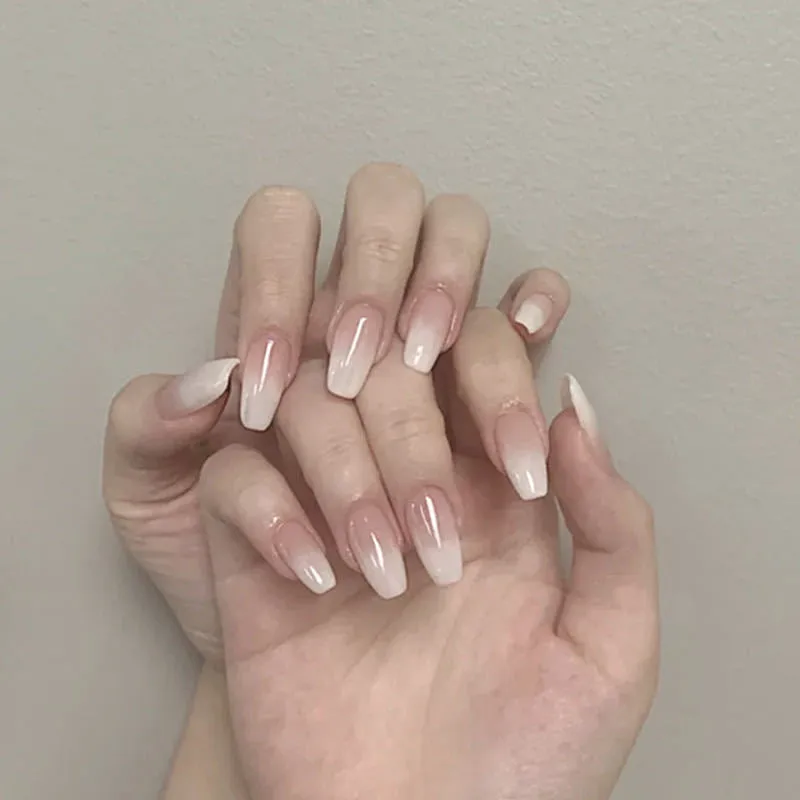 Clear Neutral Tone Press On Nails