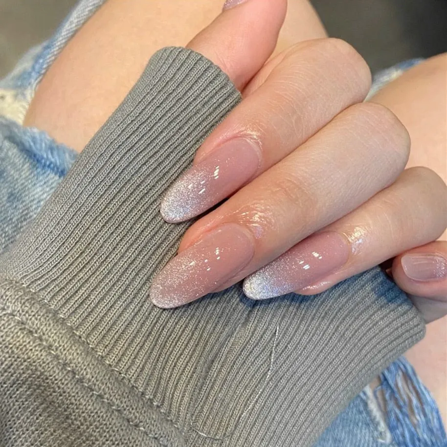 Clear Neutral Tone Press On Nails