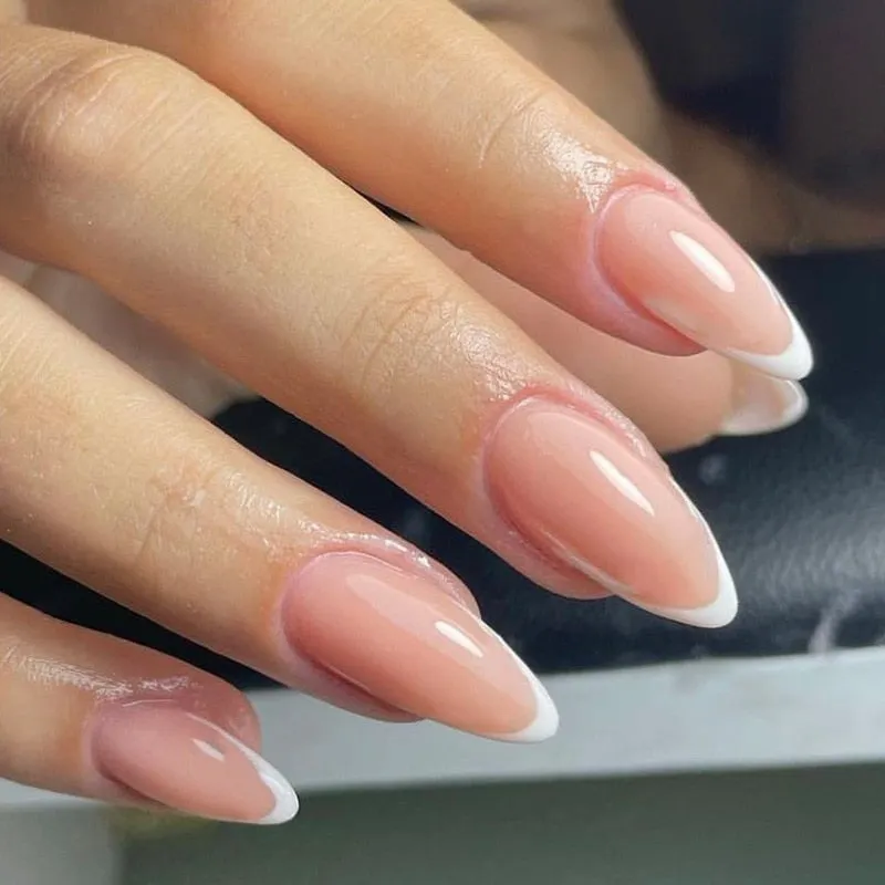 Clear Neutral Tone Press On Nails