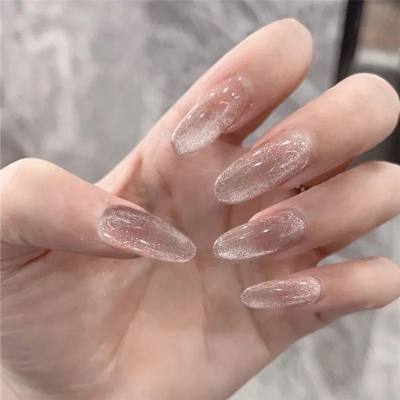 Clear Neutral Tone Press On Nails