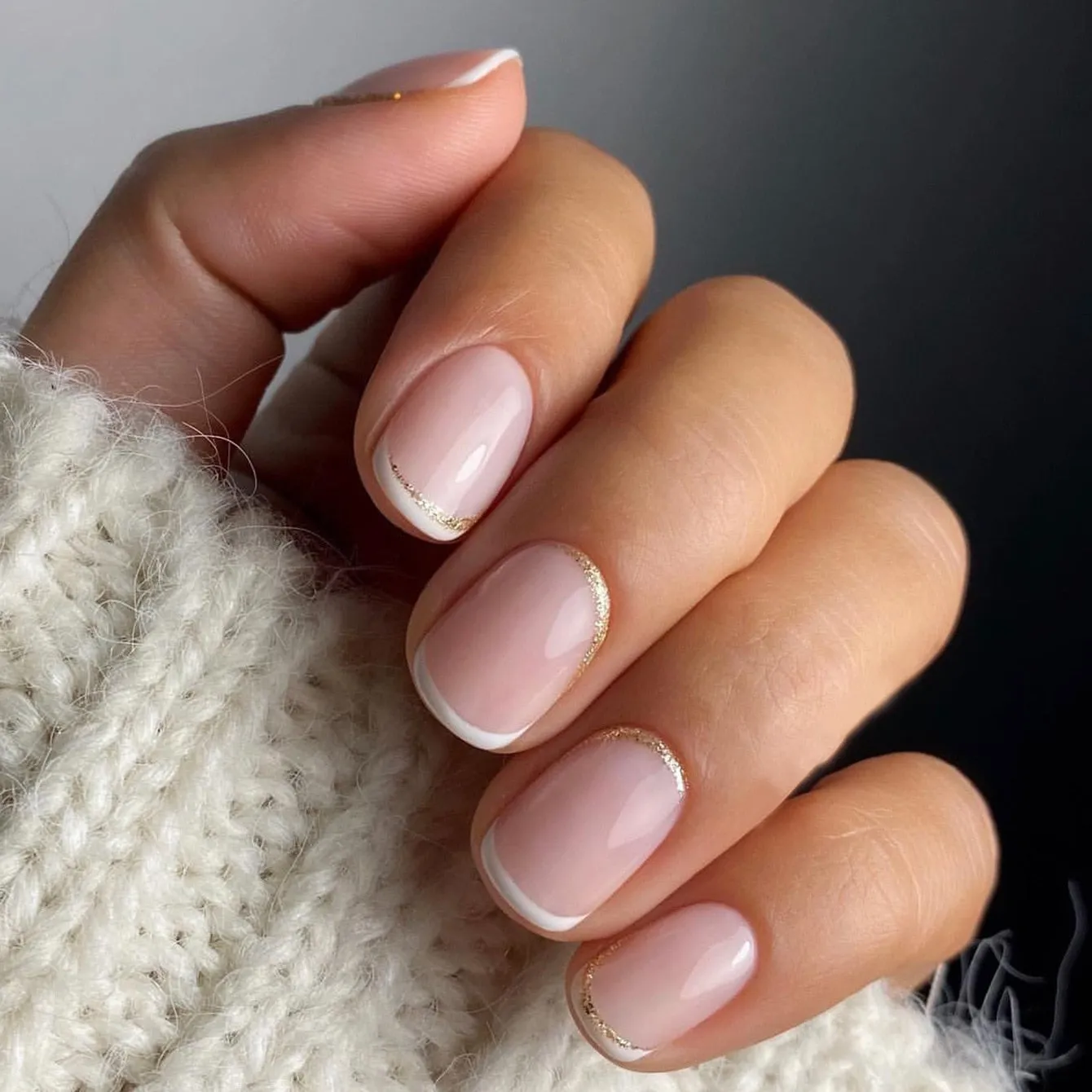 Clear Neutral Tone Press On Nails