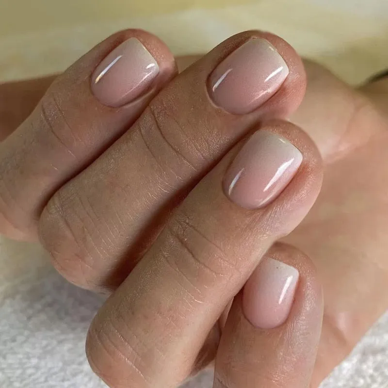 Clear Neutral Tone Press On Nails