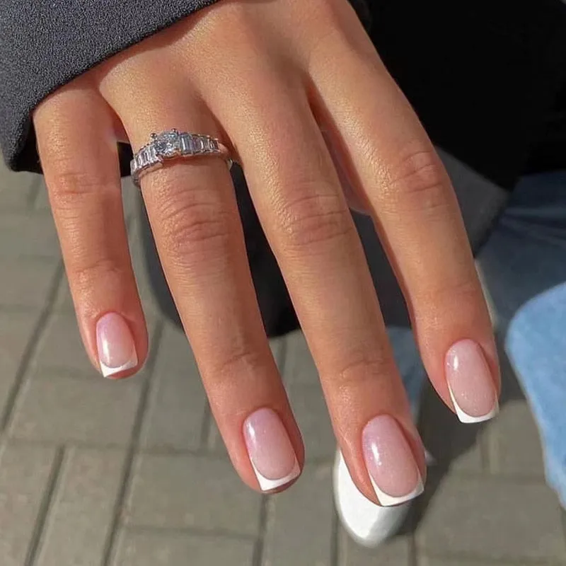 Clear Neutral Tone Press On Nails
