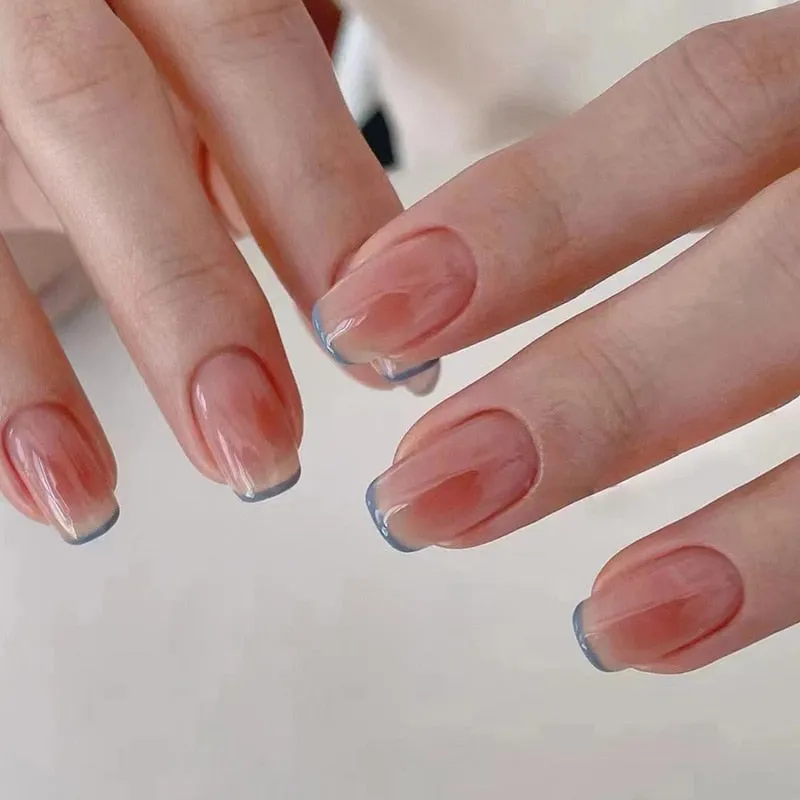 Clear Neutral Tone Press On Nails