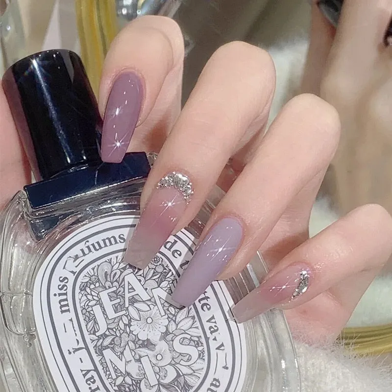 Clear Neutral Tone Press On Nails