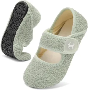 Comfy House Slippers for Women & Men - Wide Diabetic Sock Slippers, Soft & Cozy Barefoot House Shoes