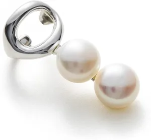 C.Paravano Earring Cuffs for Women Sterling Silver | Ear Cuffs for Women | Earring Cuffs for Women Pearl | Silver Earrings | Earring Cuffs for Women Non Pierced | 925 silver earrings