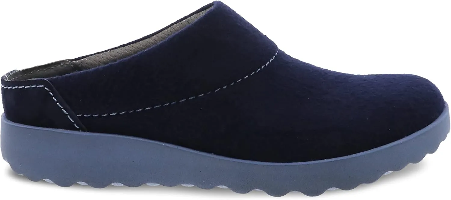 Dansko Women's Lucie Wool Slipper with Outdoor Sole and Arch Support