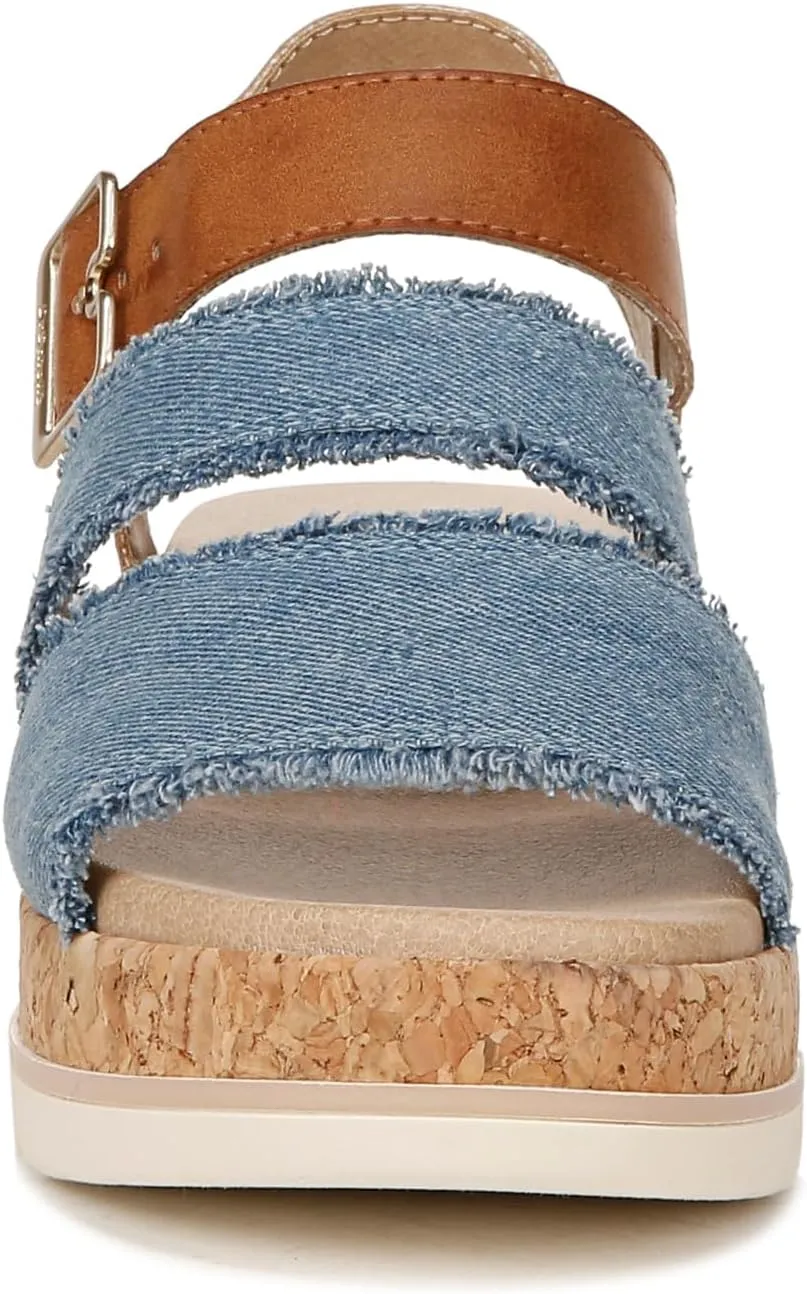 Dr. Scholl's Shoes Women's Once Twice Espadrille Platform Wedge Sandal