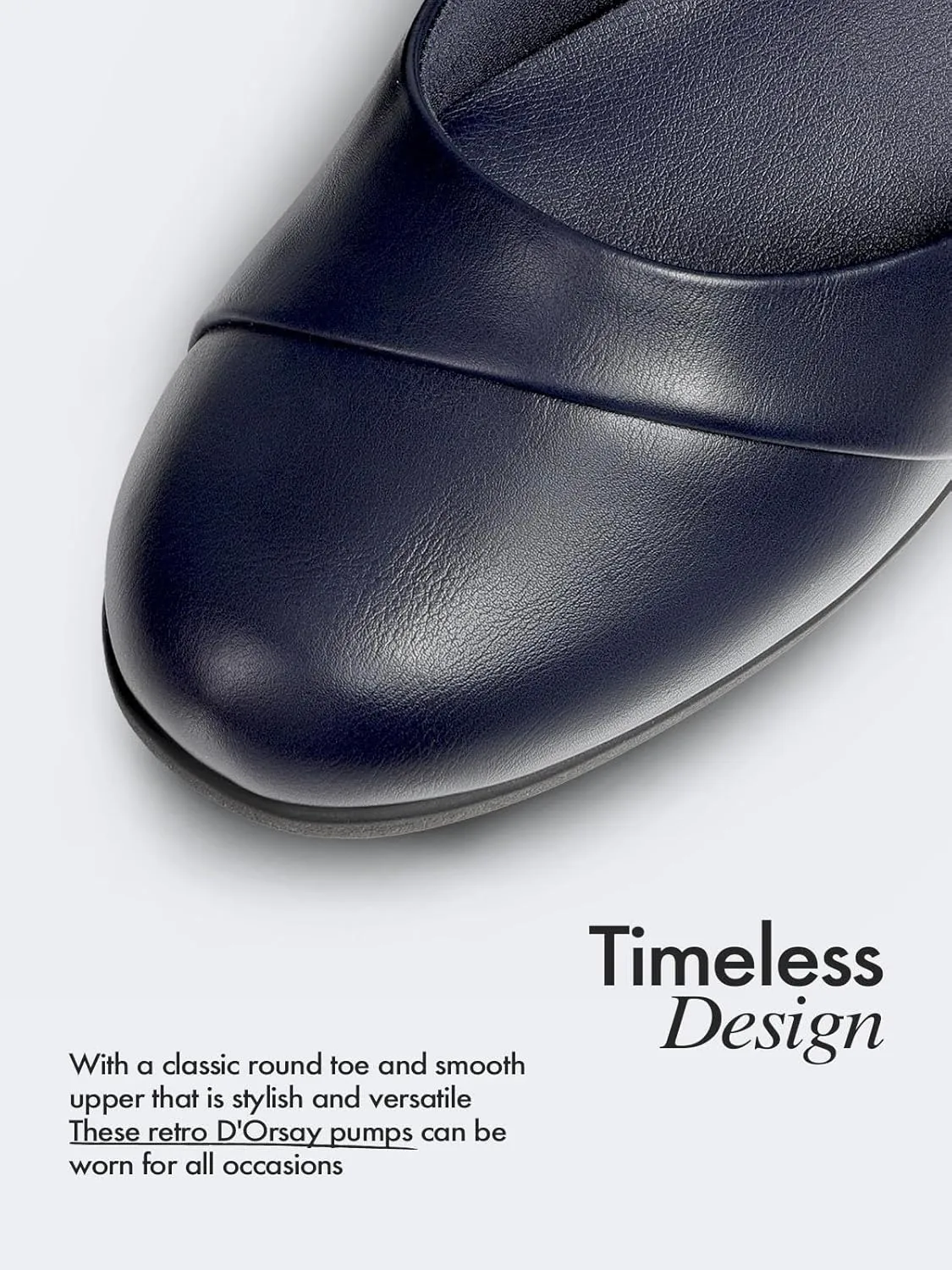 DREAM PAIRS Women's Dress Shoes Mary Janes Comfortable Low Block Heels Pumps Round Closed Toe Chunky Ankle Strap Shoes for Work Flight