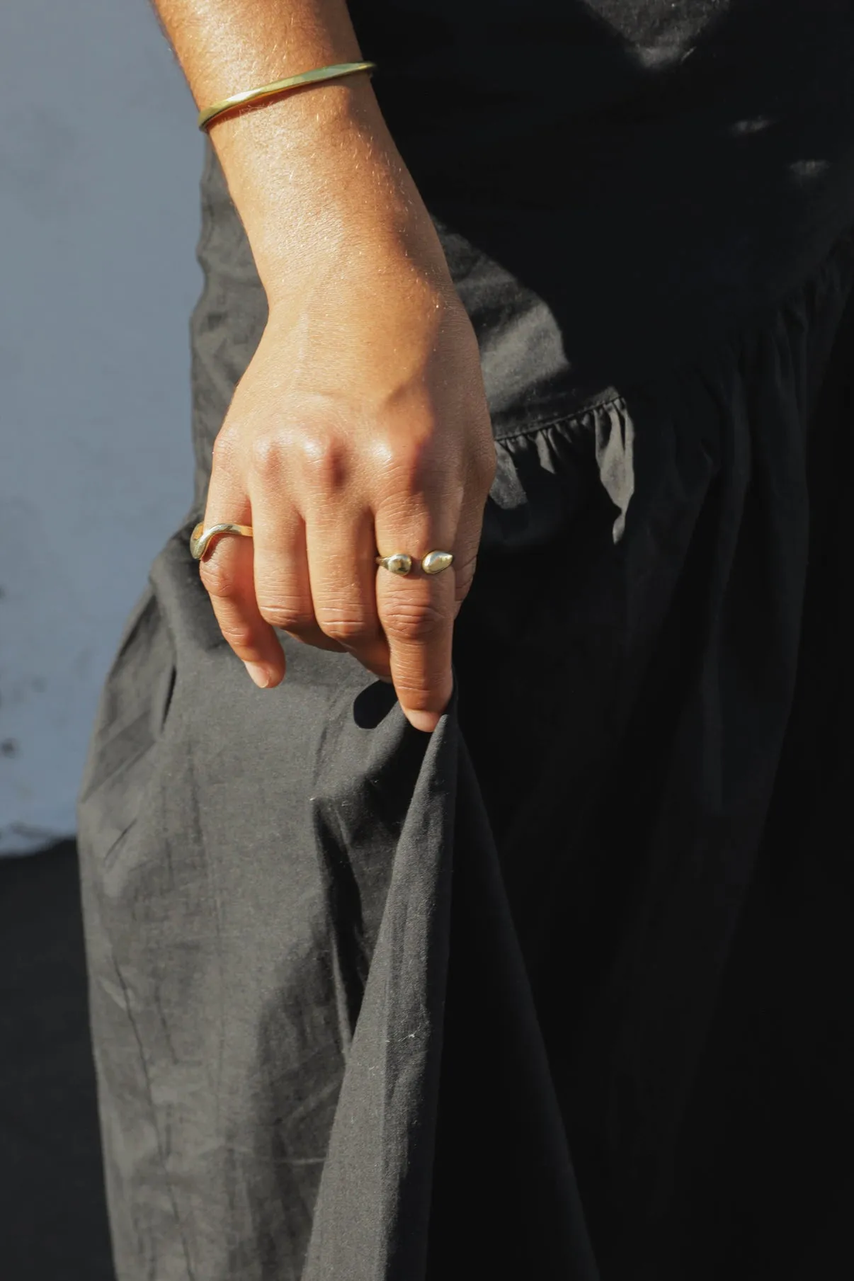 Droplet Ring - Brass