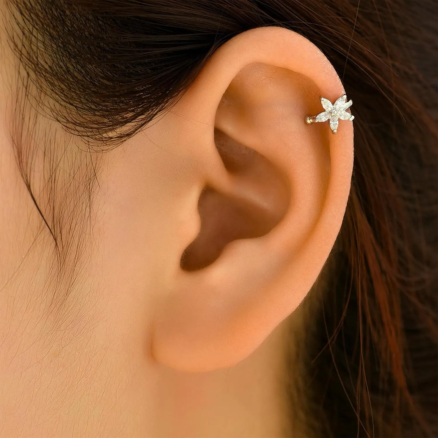 Ear Cuff for Women Non Piercing Faux Earring ear cuffs non piercing Lightweight Hypoallergenic Cartilage Fake Earrings Dainty Jewelry Gift