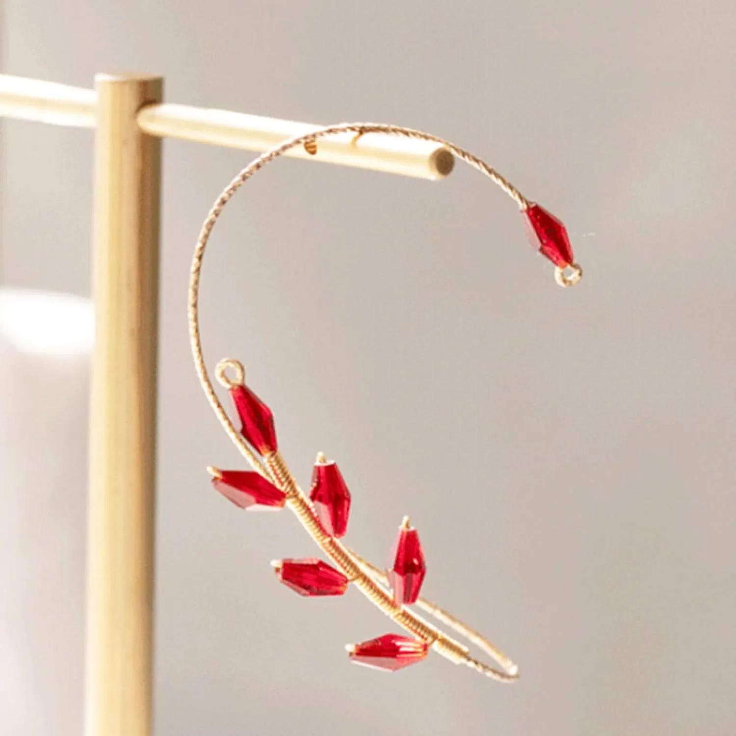 Earring Hoop Stud Drop & Dangle, 1Pc Charm Gold-plated Unique Ear Cuff Clip Non Pierced Earring Jewelry for Women Teen Girls Birthday Christmas Friends Gift