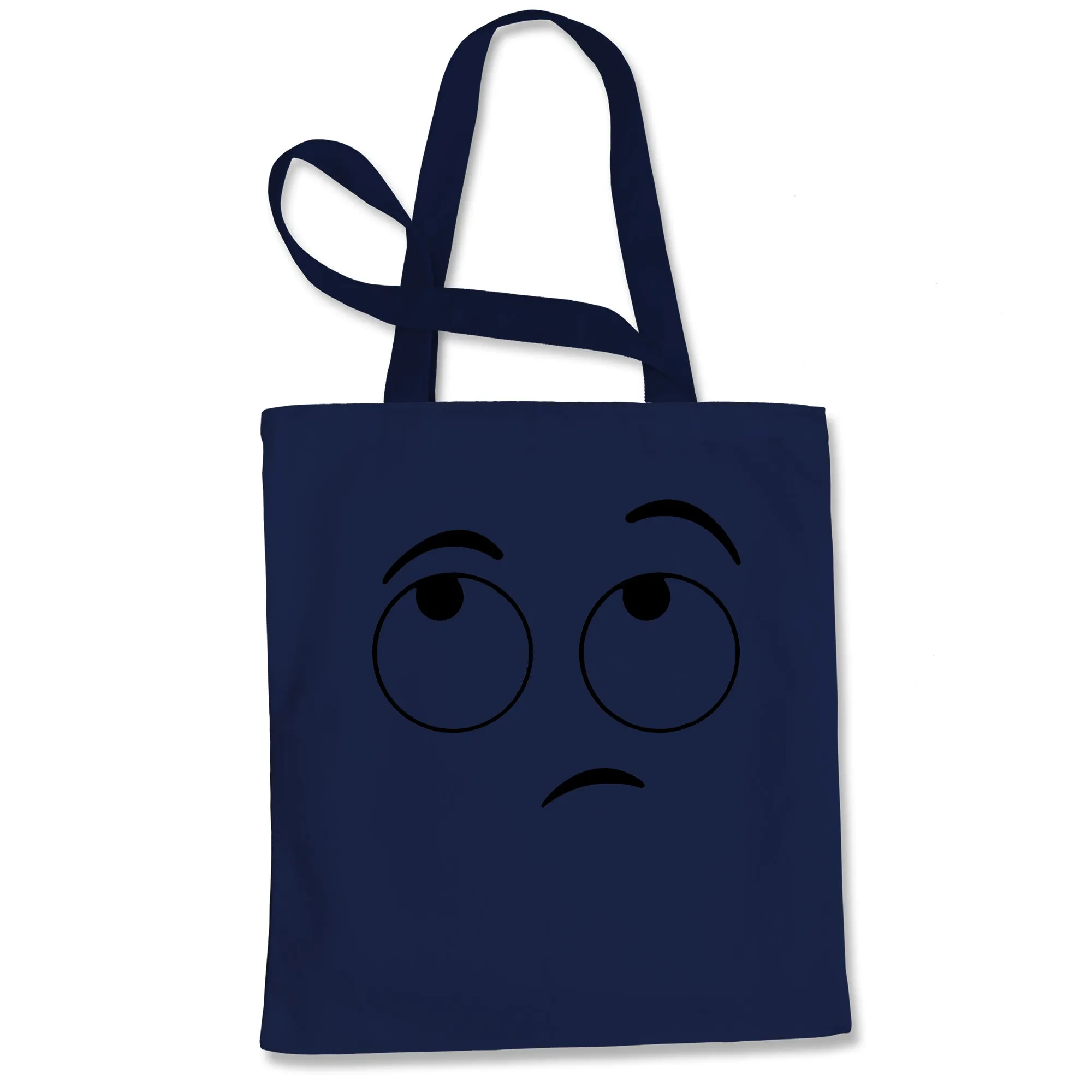 Emoticon Eyeroll  Funny Eye roll Tote Bag