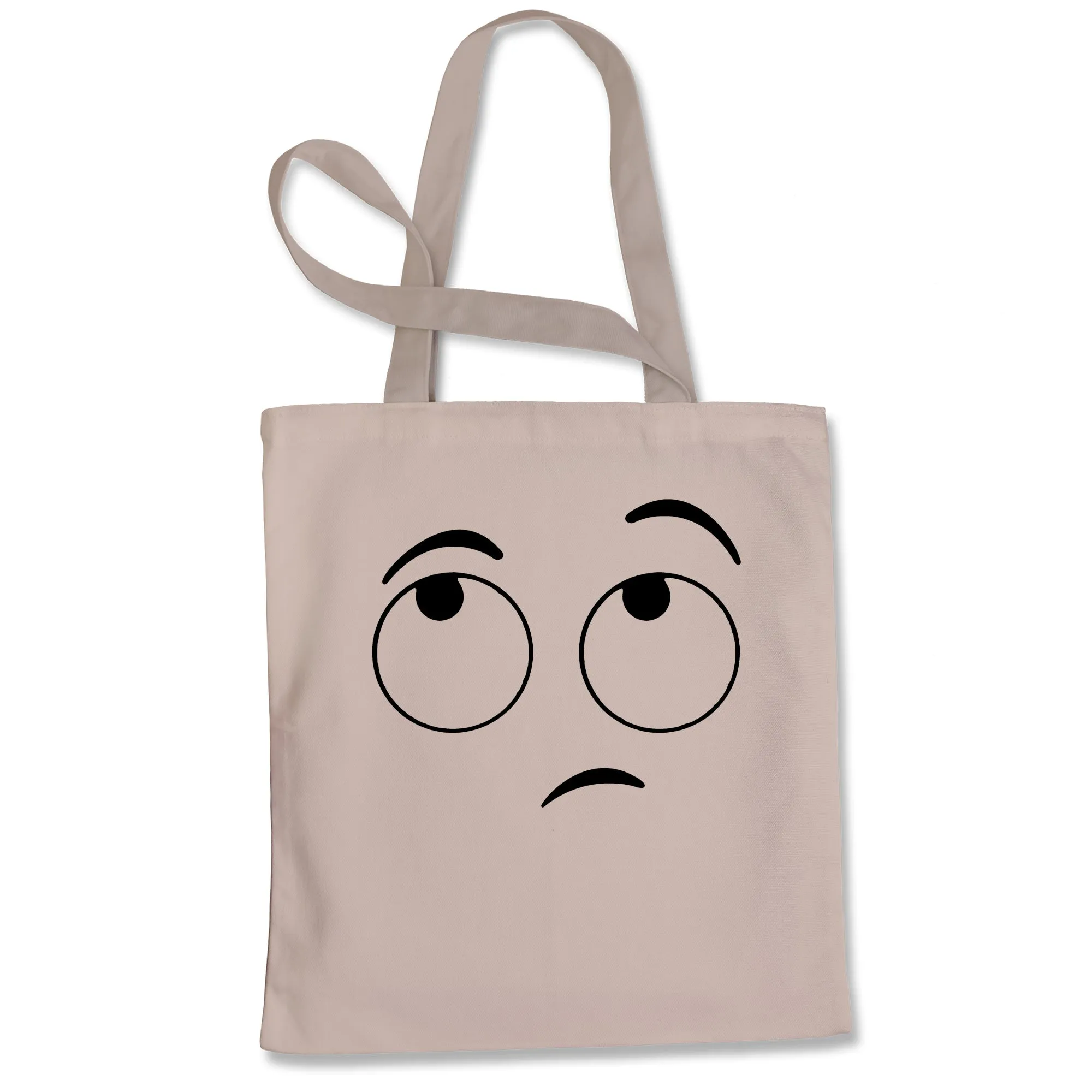 Emoticon Eyeroll  Funny Eye roll Tote Bag