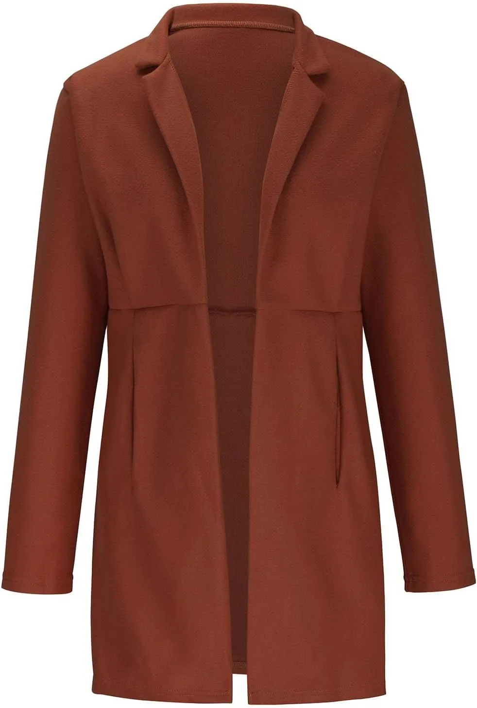 Fall Coats for Women 2024 Casual Comfy Cardigan Tops Long Sleeve Jackets with Pockets Outerwear Clothes