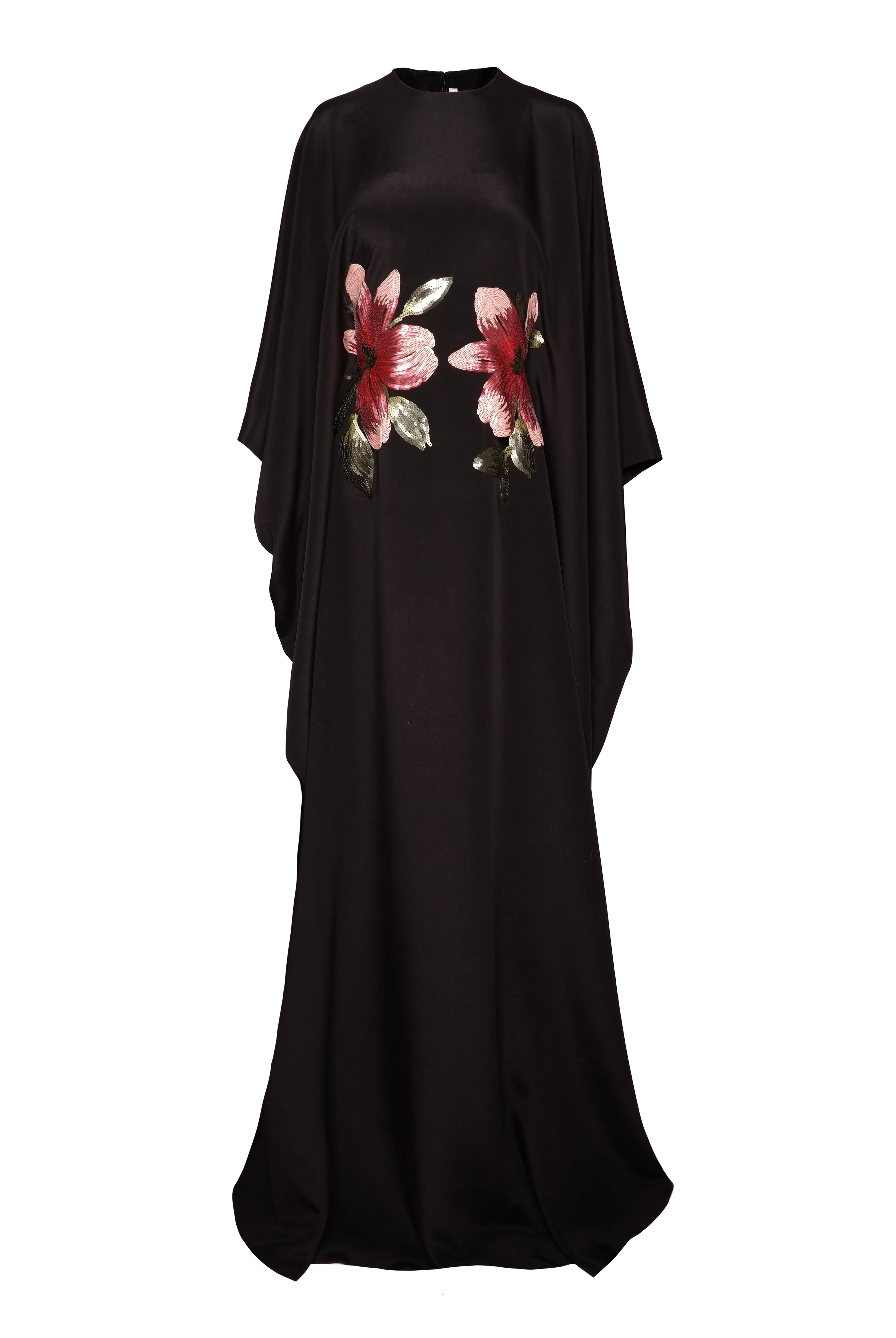 FLORAL APPLIQUE CAFTAN