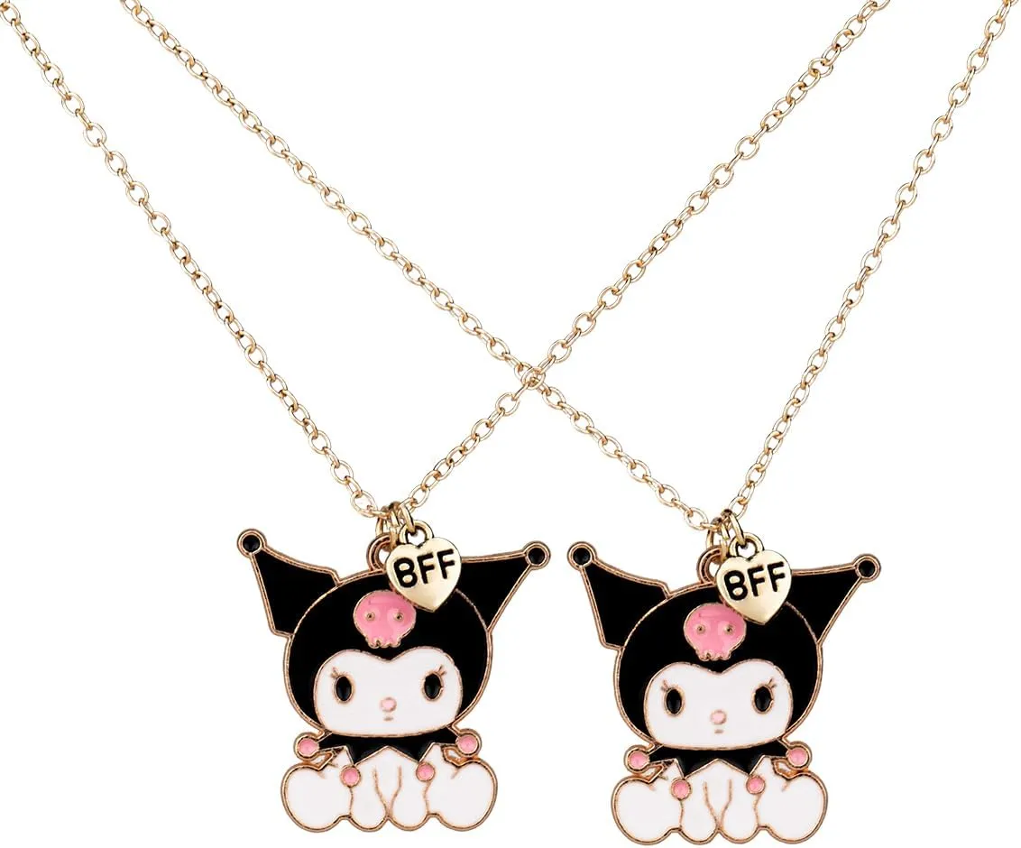 Friendship Necklaces for 2 Friends,Cute Pattern Necklaces,Birthday Christmas Stuff for Daughter Niece Granddaughter