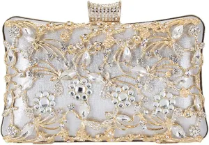 GIBZ Ladies Clutch Bag Women Banquet Clutch Dress Evening Bag for Party Prom Banquet