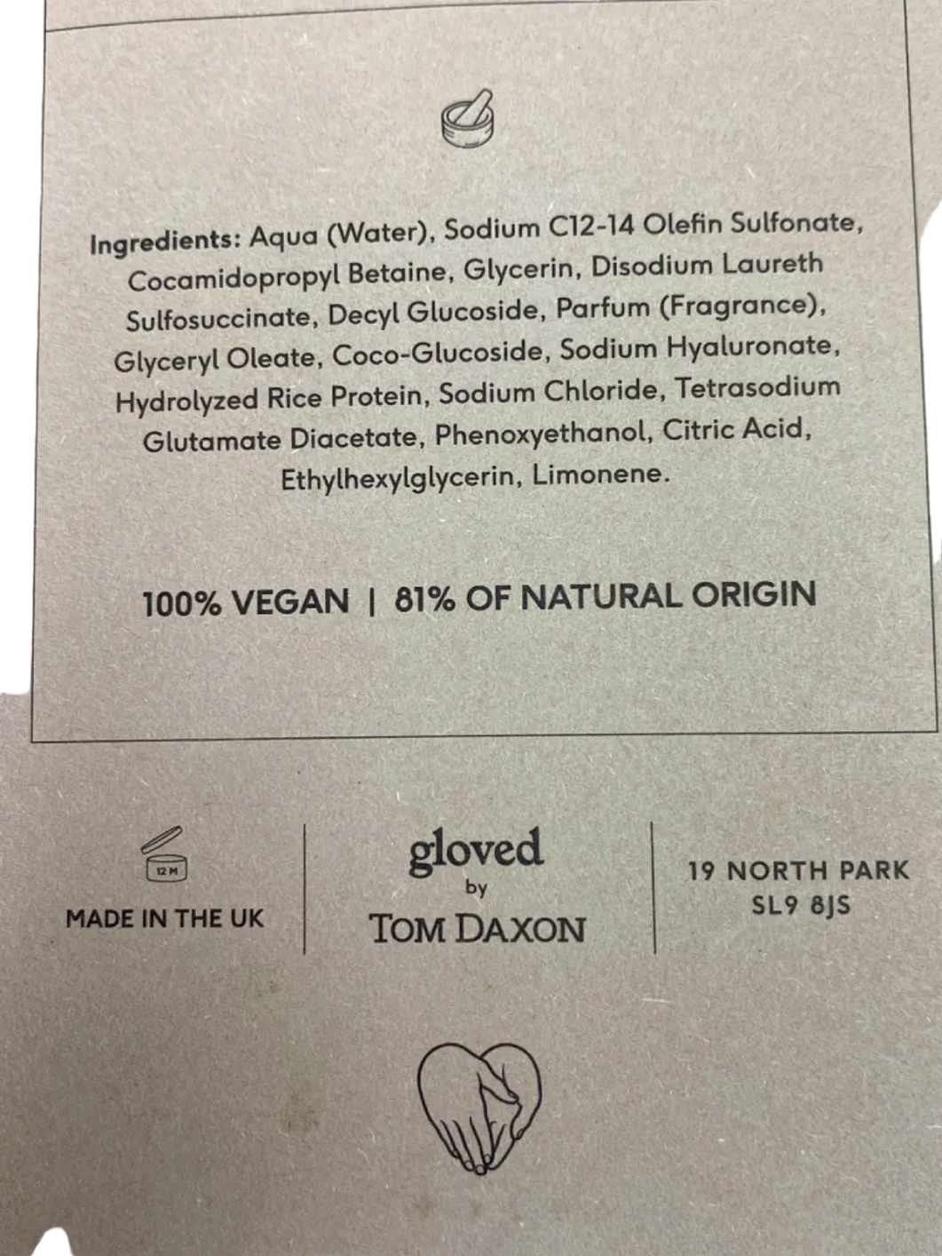 Gloved Rich-Cleanse Body Wash Soft Nude 375ml